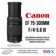 Lente Canon EF 75-300mm.